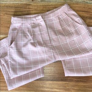 Checked women’s pants